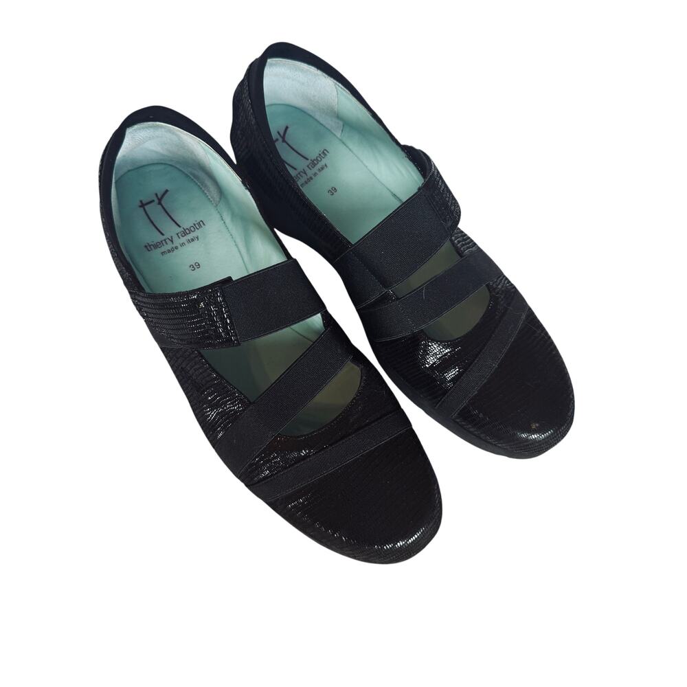 Thierry Rabotin Darcy Wedge women's sz 39 in Black Sahara